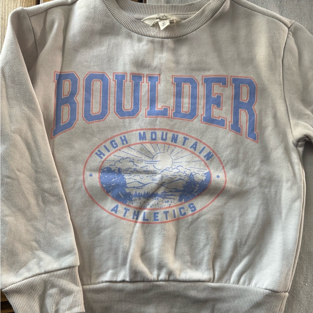 Boulder Athletics Kids Cream Sweater (StitchFix)
